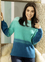 Pullover in Farbverlauf 