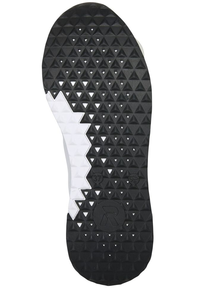 Rieker Sneaker mit interessantem Zebra-Druck WEISS