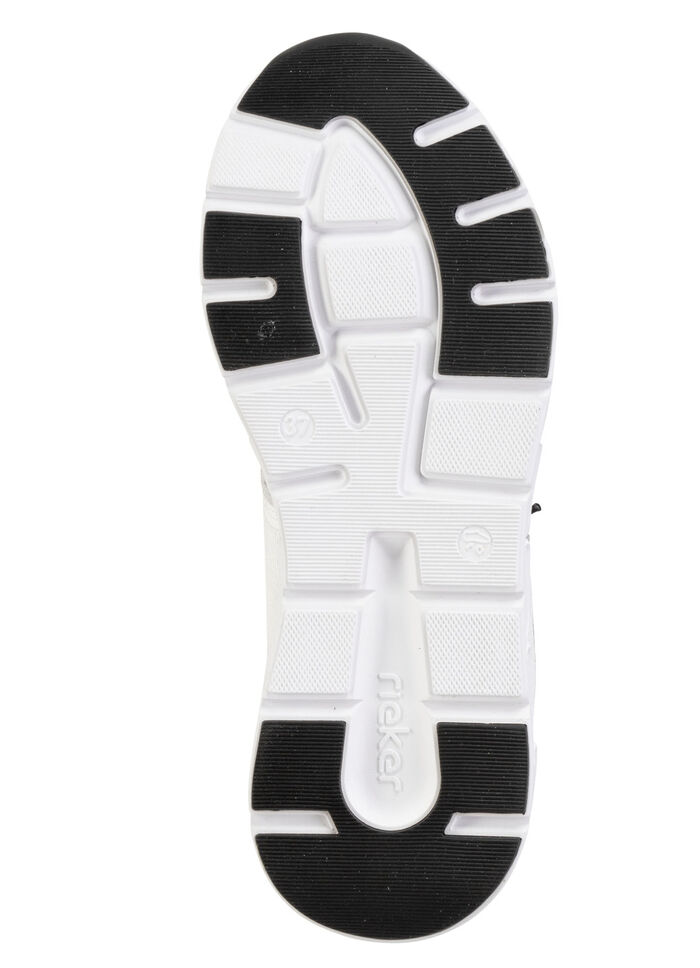 Rieker Sneaker aus teilweise beschichtetem Meshmaterial WEISS