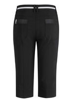 Aufwendig gearbeitete Bermudas SCHWARZ