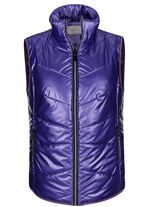 Weste in Metallic-Optik 