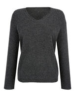 Pullover mit Kaschmir  ANTHRAZIT