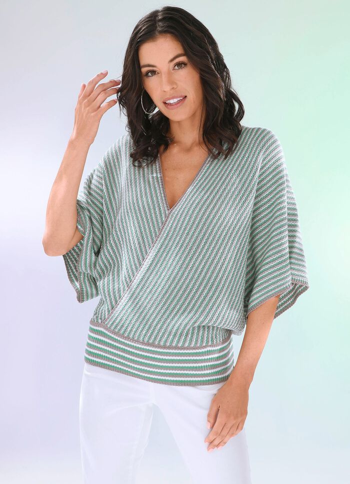 Pulli in Wickeloptik 