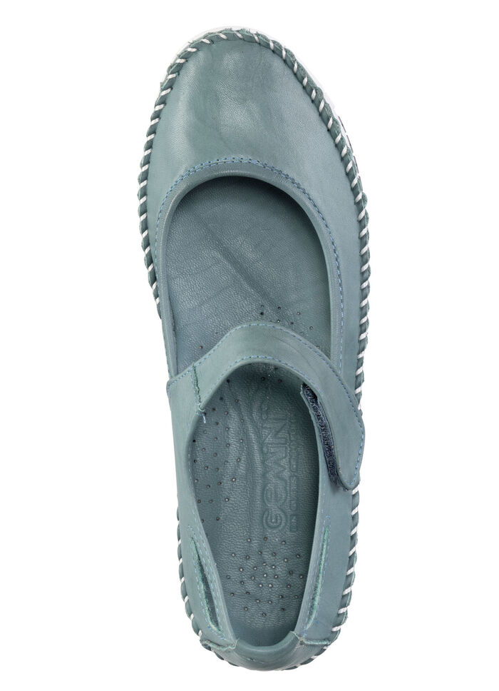 Gemini Mokassin-Slipper mit dezenter Knitter-Struktur JEANS