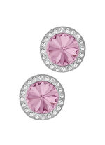 Ohrstecker mit Swarovski®-Kristallen in Pink 