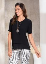 Tunika mit V-Ausschnitt 