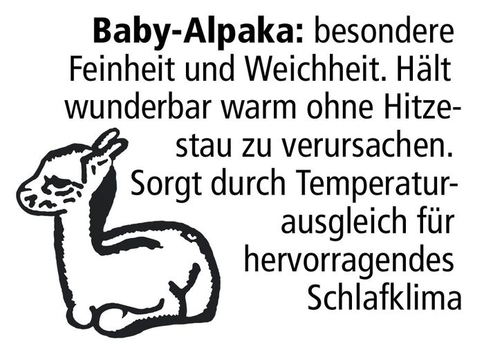 Webpelzdecke und Kissenbezug aus Alpakawolle 