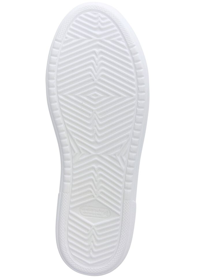 Waldl&auml;ufer, trendige Damen-Schn&uuml;rschuhe, Weite H, mit herausnehmbarem Fu&szlig;bett WEISS