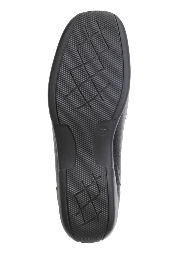 ELENA EDEN, klassische Damen-Slipper, mit herausnehmbarem Fu&szlig;bett SCHWARZ-BRAUN