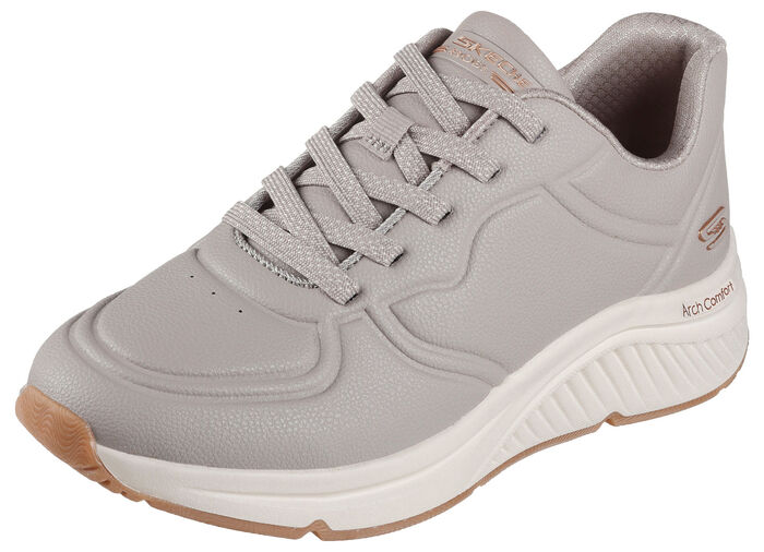 SKECHERS, sportliche Damen-Sneaker, mit Schnürung TAUPE