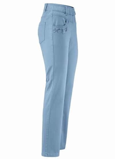 Hose mit funkelnden Glitzersteinchen 