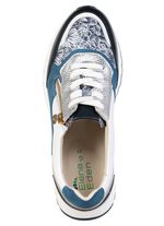 ELENA EDEN, schicke Damen-Sneaker, Weite G, mit herausnehmbarem Fu&szlig;bett JEANS-BUNT