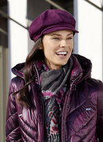 Elegante Damen-Ballonmütze, mit rückwärtigem Elastikeinsatz AMETHYST