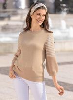 Pullover mit dekorativen Ärmeln 