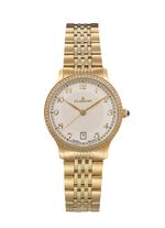 Dugena-Quartz-Damenuhr mit Edelstahlbandgeh&auml;use 