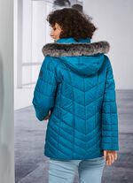 Jacke mit abnehmbarer Kapuze PETROL