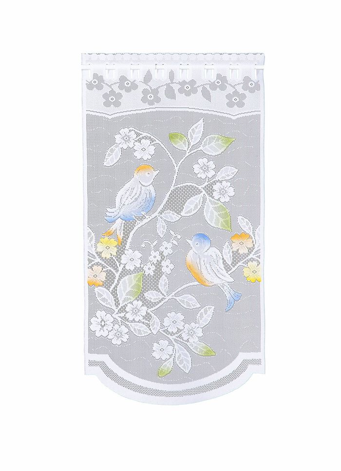 Fenster- und Türbehang Vögelchen, verschiedene Farben COLORIERT