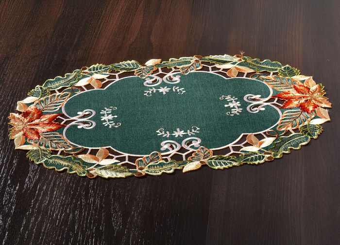 Herbstliche Tisch- und Raumdekoration GR&Uuml;N