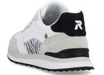 Rieker Sneaker mit interessantem Zebra-Druck WEISS