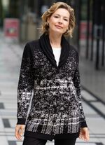 Strickjacke in Jacquard-Dessin 