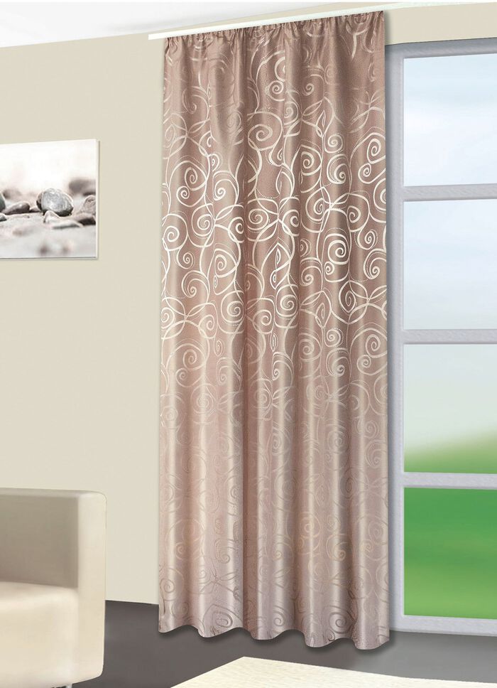 Dekoschal mit Umschlagsaum 