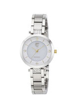 ETT-Solar-Damenuhr mit Edelstahlbandgehäuse