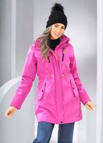 Longjacke aus Softshell FUCHSIA