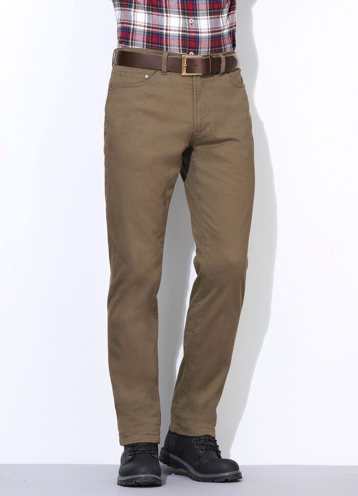 Komfortable Thermohose in 3 Farben KHAKI
