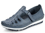 Gemini, klassische Damen-Slipper, Weite G, mit herausnehmbarem Fußbett MARINE