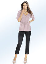 Hose in 7/8-L&auml;nge und 4-Pocket-Form SCHWARZ