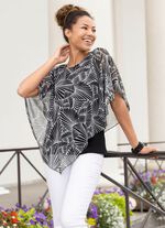 Interessante Poncho-Tunika 