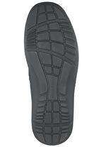 Waldläufer, bequeme Herren-Schnürschuhe, Weite H, mit herausnehmbarem Fußbett SCHWARZ