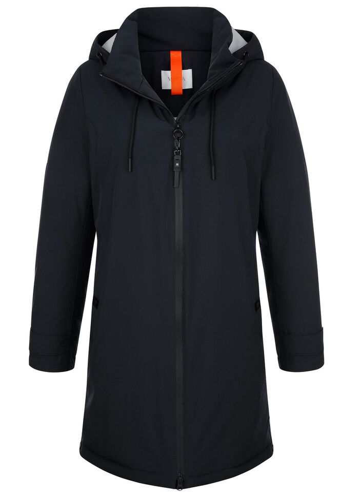 Funktionsjacke mit abnehmbarer Kapuze 