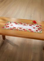 Tisch- und Raumdekoration mit Mohnblumen-Motiv 
