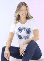 Flottes Shirt mit dekorativem Druck 