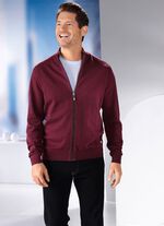 Klassische "King's Road"-Jacke in 3 Farben BORDEAUX MELIERT
