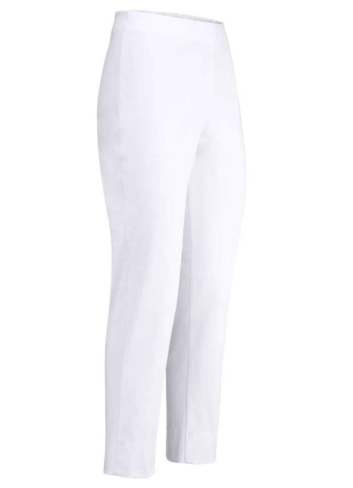 Soft-Stretch-Hose in 7/8-L&auml;nge WEISS