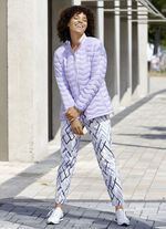 Hose in 7/8-Länge mit aktueller Dessinierung 