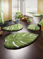 Barfu&szlig;weiche Badgarnitur in Supersoft-Qualit&auml;t GR&Uuml;N