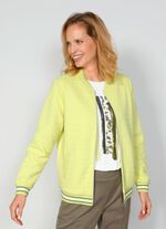 Shirtjacke mit Collegekragen 