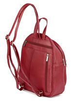 Laurina, Rucksack, Damen, mit zwei verstellbaren Umh&auml;ngeriemen RUBINROT