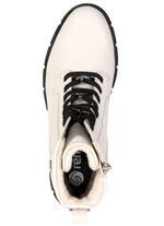 Remonte, schicke Damen-Stiefeletten, Winterschuhe, Weite G, mit Rei&szlig;verschluss NATURWEISS