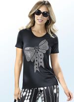Shirt mit Strass-Motiv 