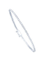 Hochwertiges Wei&szlig;gold-Armabnd mit Brillanten 