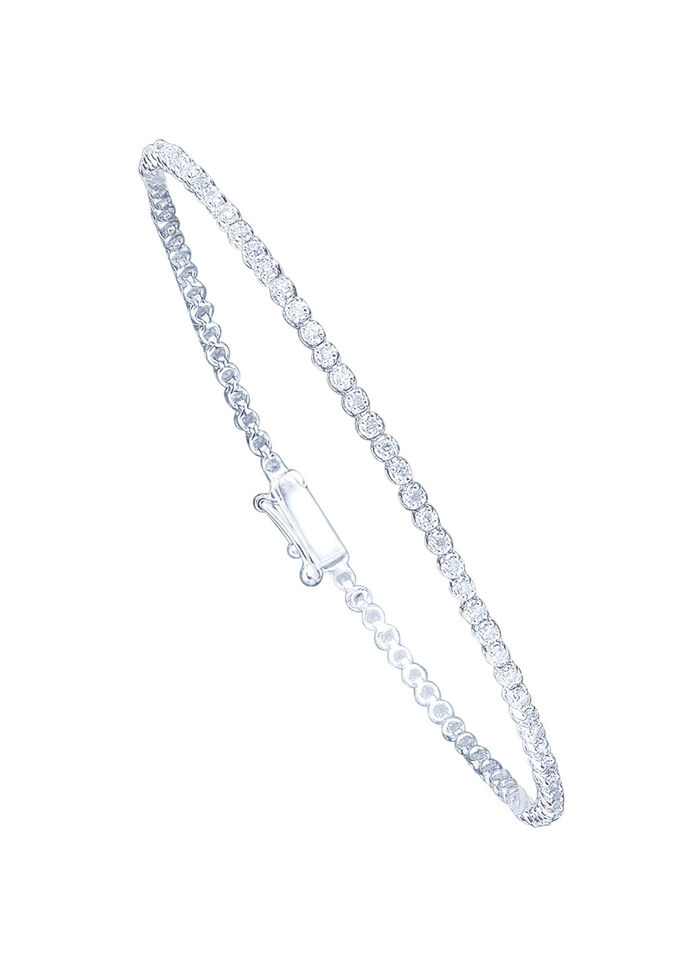 Hochwertiges Wei&szlig;gold-Armabnd mit Brillanten 