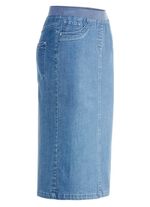 Rock in gerader Schnittf&uuml;hrung HELLBLAU