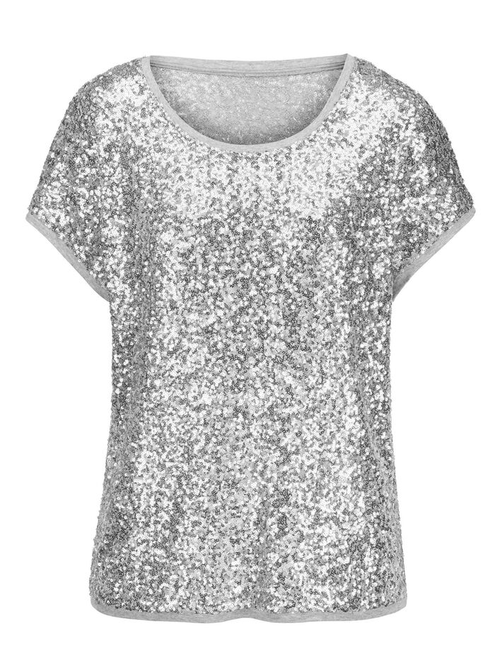 Shirt mit funkelnden Pailetten 