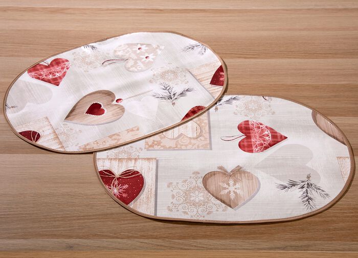 Wachstuch-Tischserie f&uuml;r innen und au&szlig;en MULTICOLOR