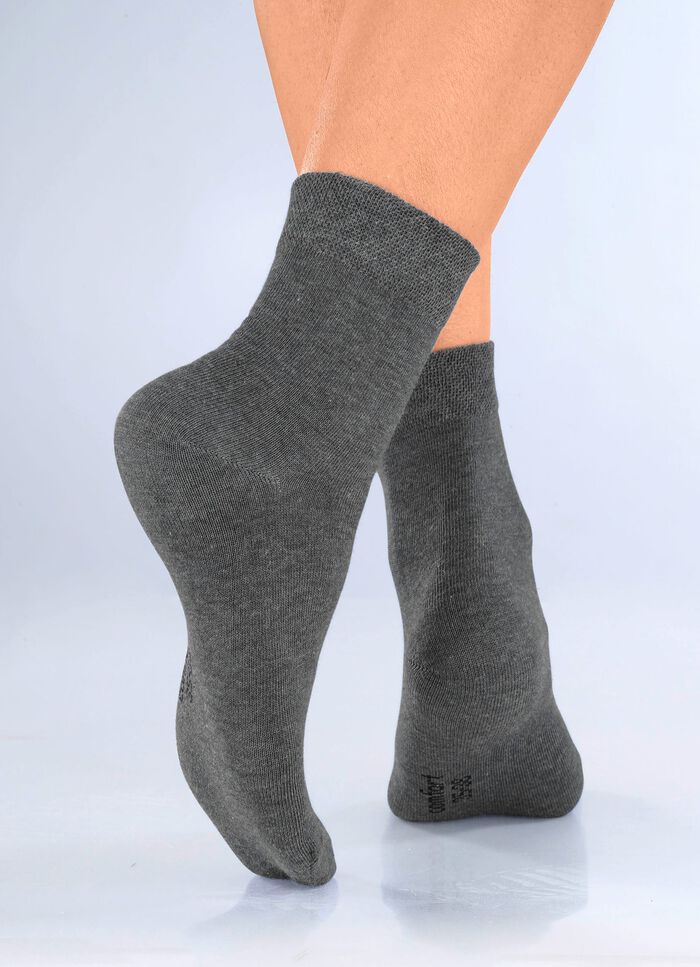 F&uuml;nferpack Socken mit extraweichem Komfortbund 