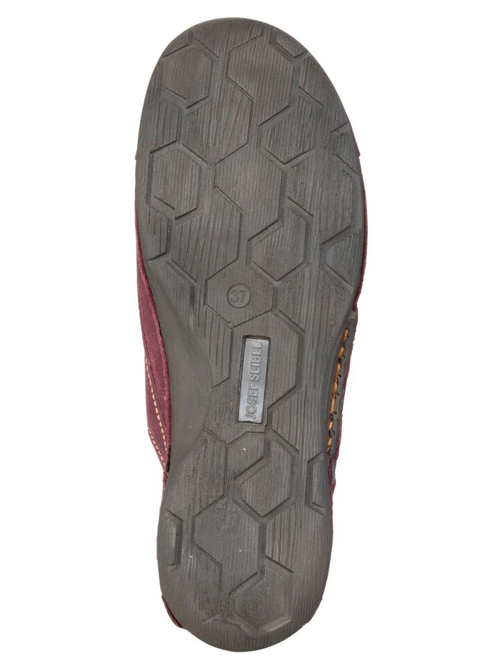 Josef Seibel, klassische Damen-Schn&uuml;rschuhe, Weite G, mit herausnehmbarem Fu&szlig;bett BEERE-GRAU